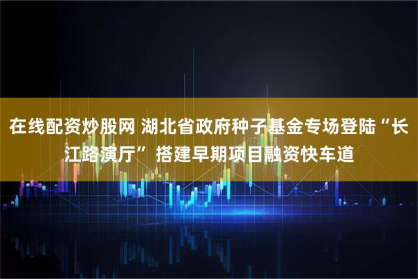 在线配资炒股网 湖北省政府种子基金专场登陆“长江路演厅” 搭建早期项目融资快车道